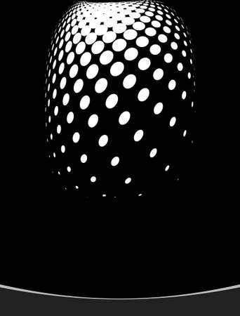 Background Composition, Web Template (Halftone) Vector Artのイラスト素材