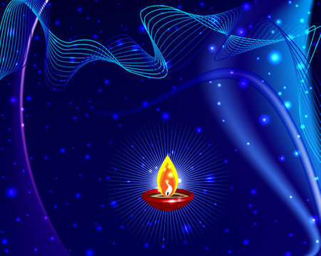 Diwali Greeting Design Vector Artのイラスト素材