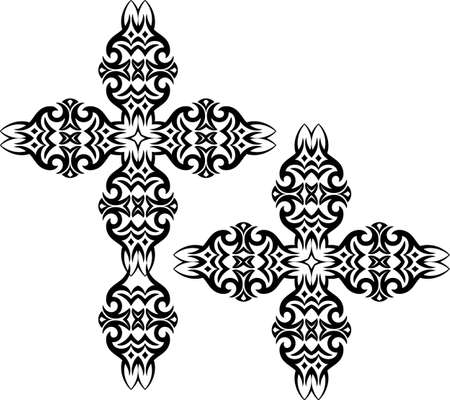 Cross Christian Design Vector Artのイラスト素材
