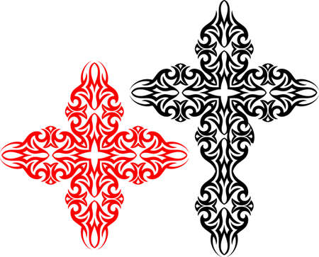 Cross Christian Design Vector Artのイラスト素材