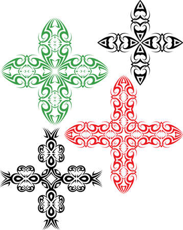Cross Christian Design Vector Artのイラスト素材