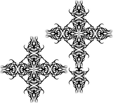 Cross Christian Design Vector Artのイラスト素材