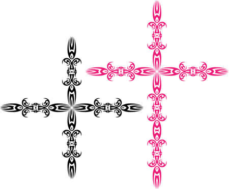 Cross Christian Design Vector Artのイラスト素材