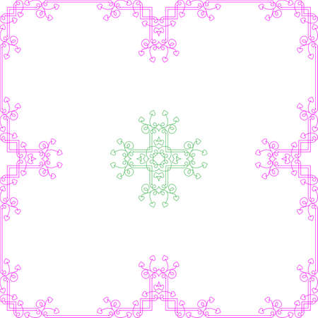 Frame Border Design Vector Artのイラスト素材