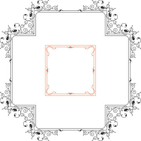 Frame Border Design Vector Artのイラスト素材