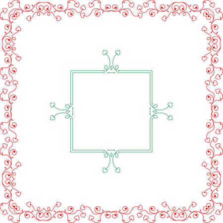 Frame Border Design Vector Artのイラスト素材