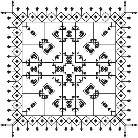 Wrought Iron Fireplace Grill Vector Artのイラスト素材