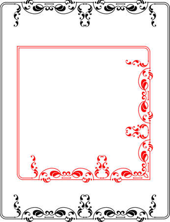 Frame Border Design Vector Artのイラスト素材