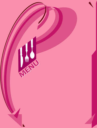 Menu Card Design Template Vector Artのイラスト素材