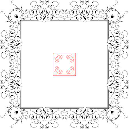 Frame Border Design Vector Artのイラスト素材