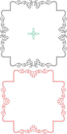 Frame Border Design Vector Artのイラスト素材