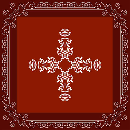 Christian Cross Design Vector Artのイラスト素材