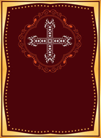 Christian Cross Design Vector Artのイラスト素材