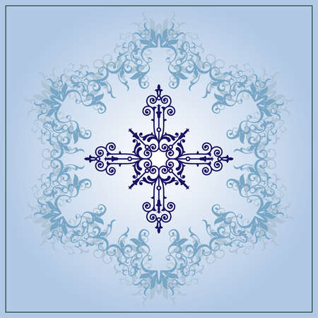 Christian Cross Design Vector Artのイラスト素材