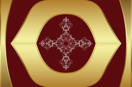 Christian Cross Design Vector Artのイラスト素材