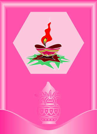 Diwali Greeting Design Vector Artのイラスト素材