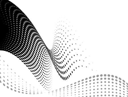 Background Composition, Web Template (Halftone) Vector Artのイラスト素材