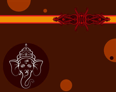 Ganesha The Lord Of Wisdom Vector Artのイラスト素材