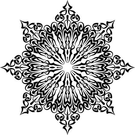 Tribal Tattoo Circular Vector Artのイラスト素材