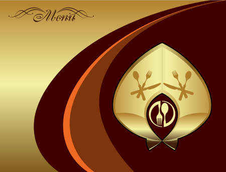 Menu Card Design Template Vector Artのイラスト素材