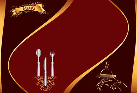 Menu Card Design Template Vector Artのイラスト素材