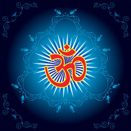 Aum (Om) The Holy Motif Vector Art