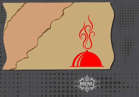 Menu Card Design Template Vector Artのイラスト素材