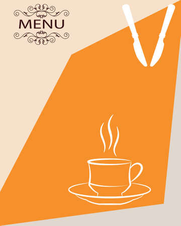 Coffee Menu Card Design Template Vector Artのイラスト素材