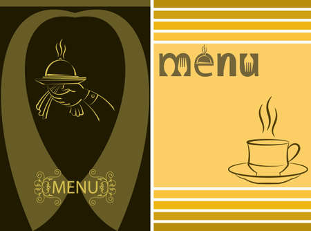 Coffee Menu Card Design Template Vector Artのイラスト素材