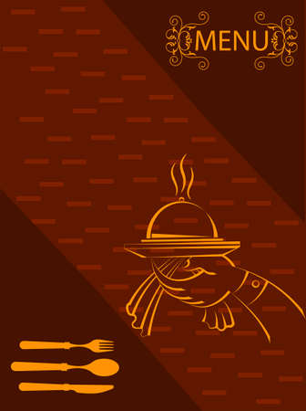 Menu Card Design Template Vector Artのイラスト素材