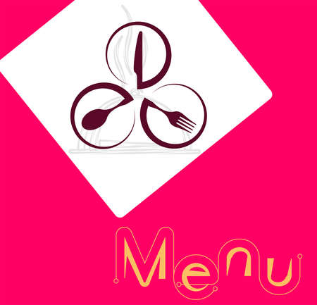 Menu Card Design Template Vector Artのイラスト素材