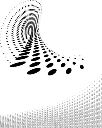 Background Composition, Web Template (Halftone) Vector Artのイラスト素材