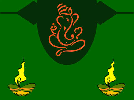 Ganesha The Lord Of Wisdom Vector Artのイラスト素材