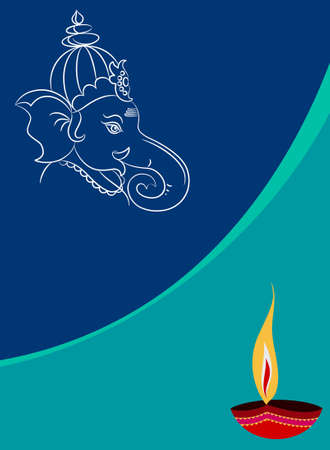 Ganesha The Lord Of Wisdom Vector Artのイラスト素材