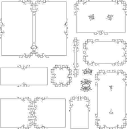 Frame Border Design Vector Artのイラスト素材
