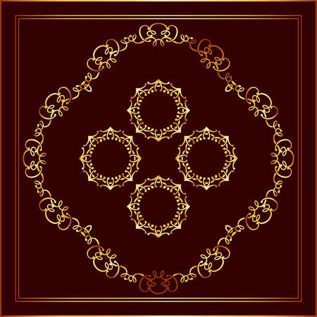 Frame Border Design Vector Artのイラスト素材