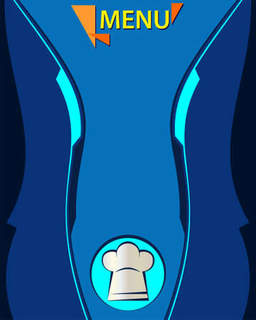 Menu Card Design Template Vector Artのイラスト素材