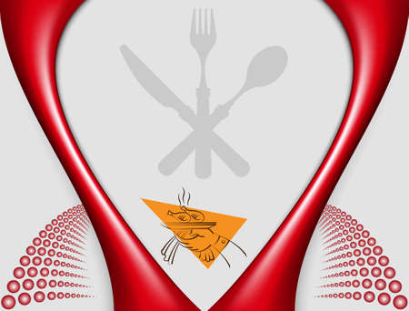 Menu Card Design Template Vector Artのイラスト素材