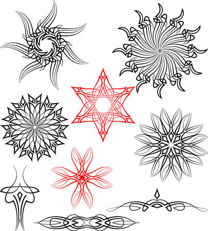 Pinstripe Graphics : Vinyl Ready Vector Artのイラスト素材