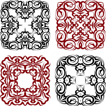 Tribal Tattoo Design Vector Artのイラスト素材