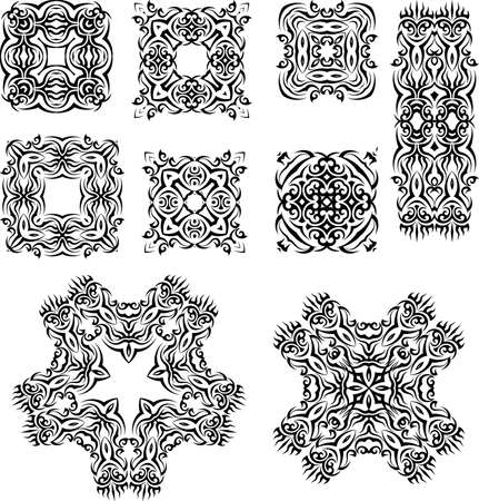 Tribal Tattoo Design Vector Artのイラスト素材