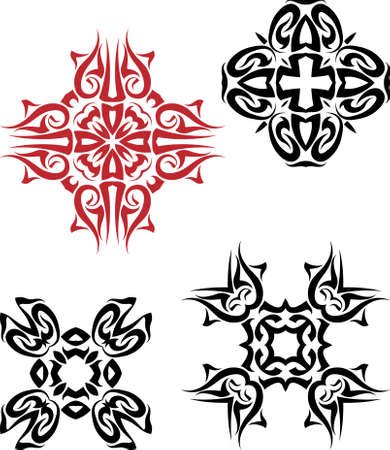 Tribal Tattoo Design Vector Artのイラスト素材
