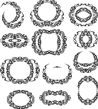 Tribal Tattoo Design Vector Artのイラスト素材