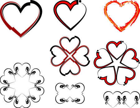 Tattoo Heart Design Vector Artのイラスト素材