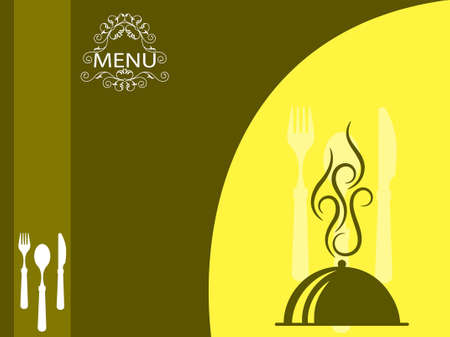 Menu Card Design Template Vector Artのイラスト素材