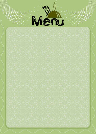 Menu Card Design Template Vector Artのイラスト素材