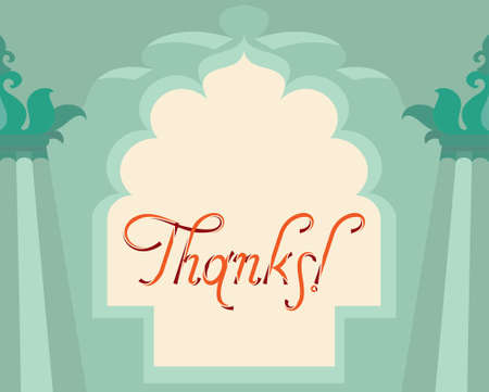Thanks Card Design Vector Artのイラスト素材