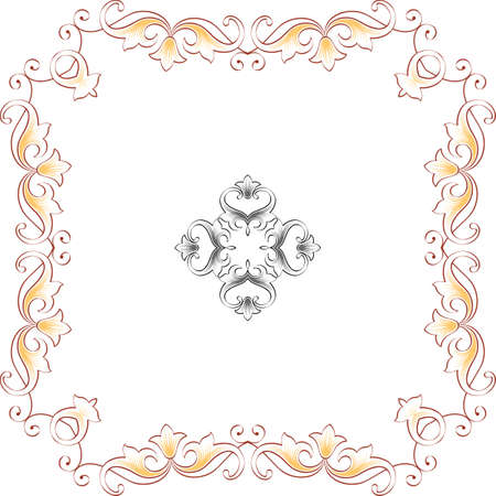 Frame Border Design Vector Artのイラスト素材