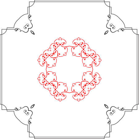 Frame Border Design Vector Artのイラスト素材