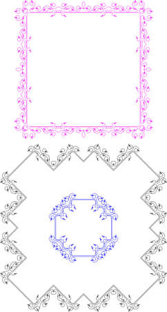 Frame Border Design Vector Artのイラスト素材